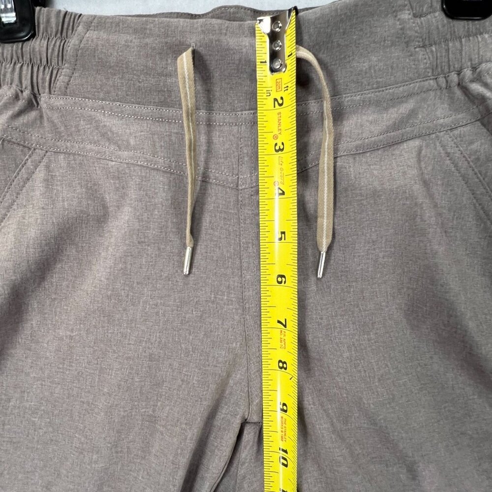 Marmot Taupe Brown Capri Pants Drawstring Elastic Waist Lightweight Med Hiking - Picture 11 of 13